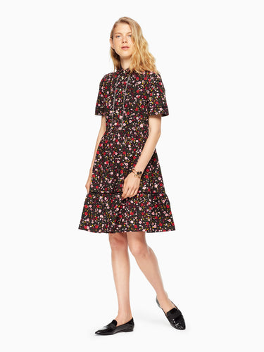 boho floral shirtdress