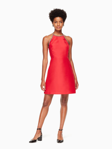 embellished a-line dress
