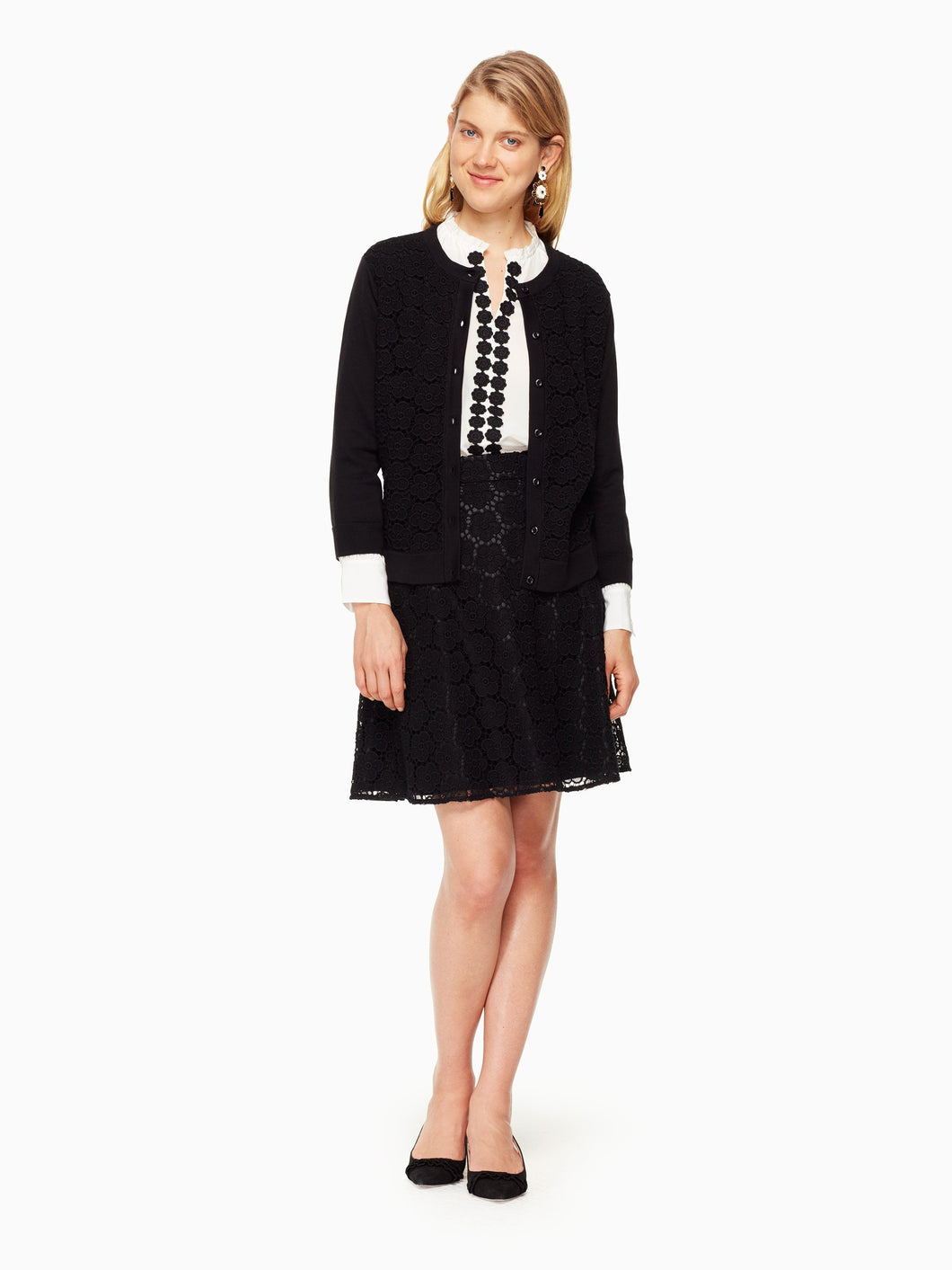 bloom floral lace cardigan