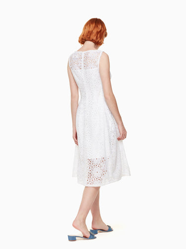 lace fit and flare dress