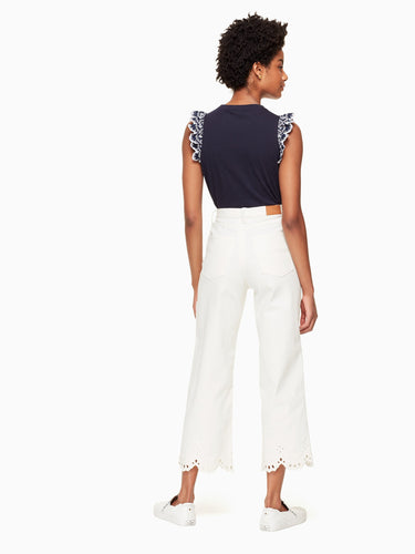 cutwork denim