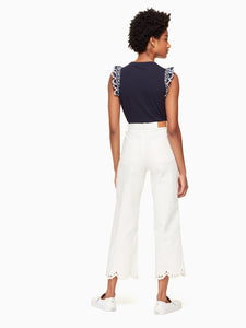 cutwork denim