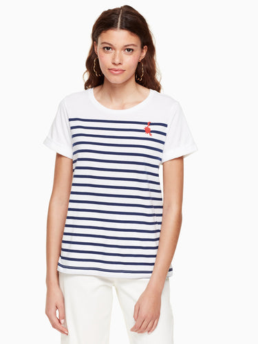 crab stripe tee