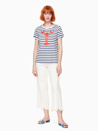 lobster stripe tee