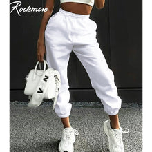 画像をギャラリービューアに読み込む, Rockmore Harajuku Joggers Wide Leg SweatPants Women Trousers Plus Size High Waist Pants Streetwear Korean Casual Pant Femme Fall