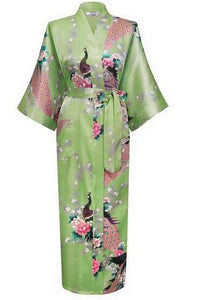 Silk Kimono Robe Bathrobe Women Satin Robe Silk Robes Night Sexy Robes Night Grow For Bridesmaid Summer Plus SizeS-XXXL 010412