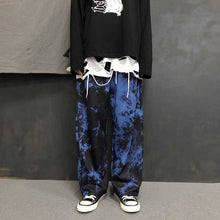 画像をギャラリービューアに読み込む, NiceMix Elastic Waistband Loose Harem Embroidery Tie Dye Contrast Jogger Pant Women Man Streetwear Korean Harajuku Punk Hip Hop