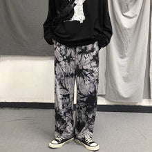 画像をギャラリービューアに読み込む, NiceMix Elastic Waistband Loose Harem Embroidery Tie Dye Contrast Jogger Pant Women Man Streetwear Korean Harajuku Punk Hip Hop