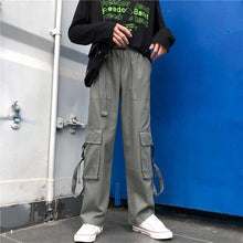 画像をギャラリービューアに読み込む, NiceMix Elastic Waistband Loose Harem Embroidery Tie Dye Contrast Jogger Pant Women Man Streetwear Korean Harajuku Punk Hip Hop