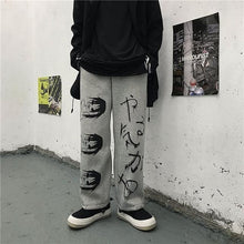 画像をギャラリービューアに読み込む, NiceMix Elastic Waistband Loose Harem Embroidery Tie Dye Contrast Jogger Pant Women Man Streetwear Korean Harajuku Punk Hip Hop