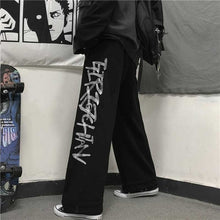 画像をギャラリービューアに読み込む, NiceMix Elastic Waistband Loose Harem Embroidery Tie Dye Contrast Jogger Pant Women Man Streetwear Korean Harajuku Punk Hip Hop