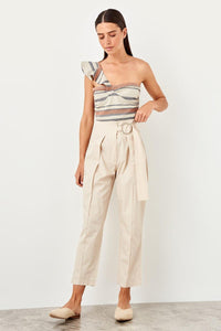 Trendyol Plum arched Lyocell trousers TWOSS19ST0053