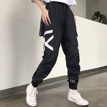 Load image into Gallery viewer, Hot Big Pockets Cargo pants women High Waist Loose Streetwear pants Baggy Tactical Trouser hip hop high quality joggers pants