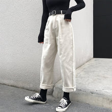 Load image into Gallery viewer, Alien Kitty Loose High Waist Thin Pants Women 2019 Spring Autumn Femme Fashion Simple Casual Solid Pants Girls  All-Match Fresh