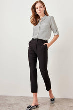 Load image into Gallery viewer, Trendyol Pomegranate Flower Basic Casual Trouser Ankle Pencil Slim Fit Pants TWOSS19ST0038