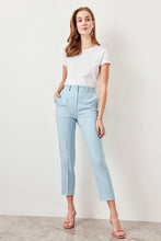 Load image into Gallery viewer, Trendyol Pomegranate Flower Basic Casual Trouser Ankle Pencil Slim Fit Pants TWOSS19ST0038