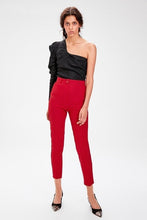 Load image into Gallery viewer, Trendyol Pomegranate Flower Basic Casual Trouser Ankle Pencil Slim Fit Pants TWOSS19ST0038