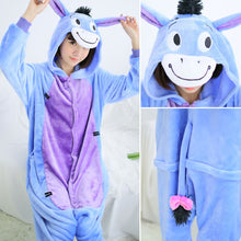 Load image into Gallery viewer, Women Kigurumi Unicorn Pajamas Sets Flannel Cute Animal Pajamas kits Women Winter unicornio Nightie Pyjamas Sleepwear Homewear