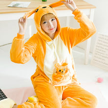 Load image into Gallery viewer, Women Kigurumi Unicorn Pajamas Sets Flannel Cute Animal Pajamas kits Women Winter unicornio Nightie Pyjamas Sleepwear Homewear