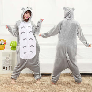 New Winter Women Men Unisex Adult Cute Cartoon Onesie Animal Pajamas unicornio Unicorn Stitch Kigurumi Flannel Nightie Sleepwear