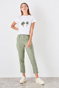 Trendyol Green Liyosel Carrot Pants TOFSS19ST0009