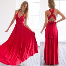 画像をギャラリービューアに読み込む, Sexy Women Multiway Wrap Convertible Boho Maxi Club Red Dress Bandage Long Dress Party Bridesmaids Infinity Robe Longue Femme