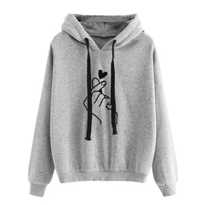 Adisputent 2020 Women Hoodies Casual Planet Print Solid Color Loose Drawstring Sweatshirt Fashion Long Sleeve Hooded Female Tops