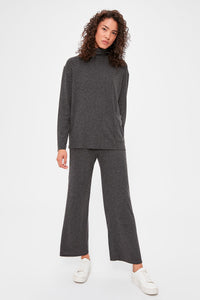 Trendyol Ribbed Knit Pants TWOAW20PL0500
