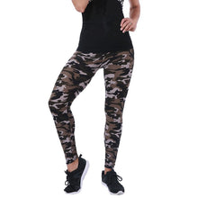 Load image into Gallery viewer, CUHAKCI Women Camouflage Leggings Fitness Military Army Green Leggings Workout Pants Sporter Skinny Adventure Leggins