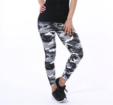 Load image into Gallery viewer, CUHAKCI Women Camouflage Leggings Fitness Military Army Green Leggings Workout Pants Sporter Skinny Adventure Leggins